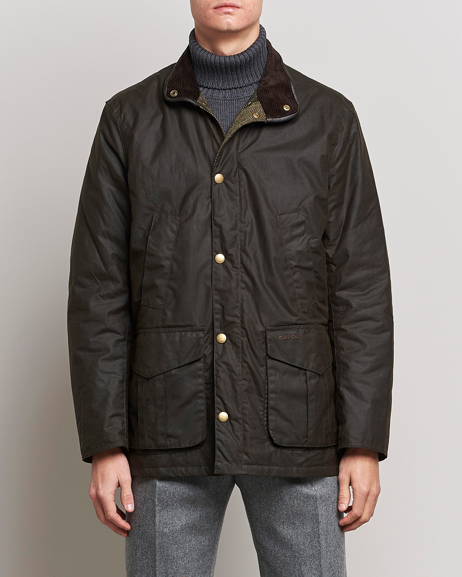 Herre | Voksede jakker | Barbour Lifestyle | Hereford Wax Jacket Olive