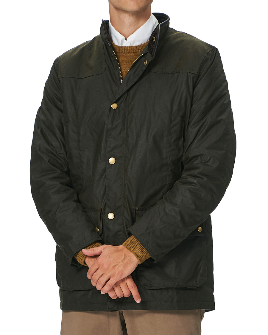 Herre | Jakker | Barbour Lifestyle | Hartlington Wax Jacket Olive