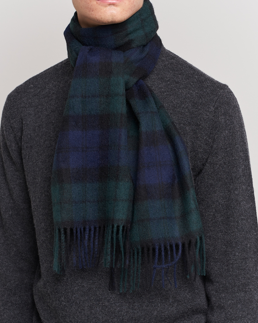 Herre |  | Barbour Lifestyle | Lambswool/Cashmere New Check Tartan Blackwatch