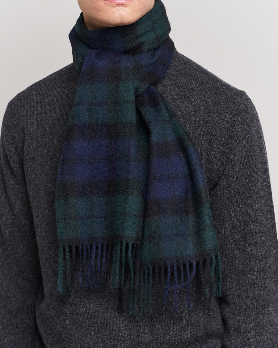 Herr | Under 500 | Barbour Lifestyle | Lambswool/Cashmere New Check Tartan Blackwatch