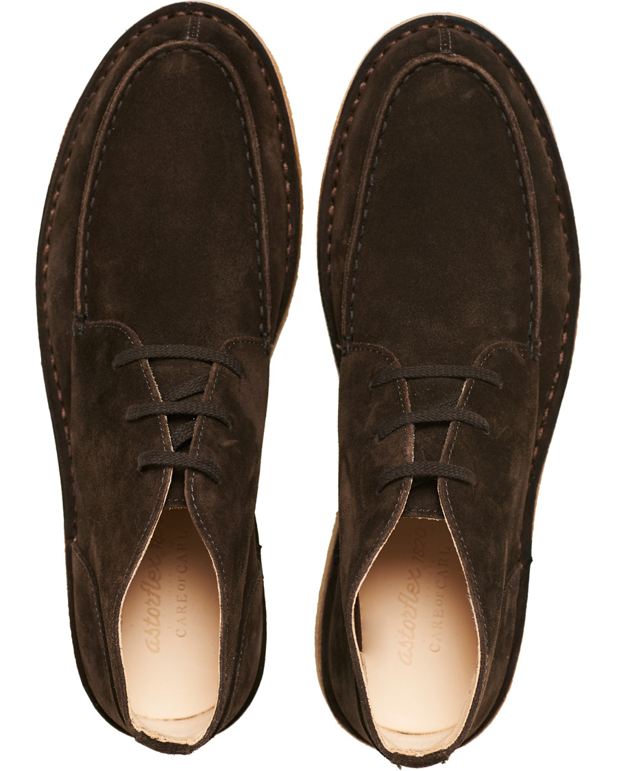 Herre | Astorflex Dukeflex Chukka Boot Dark Brown Suede | Astorflex | Dukeflex Chukka Boot Dark Brown Suede