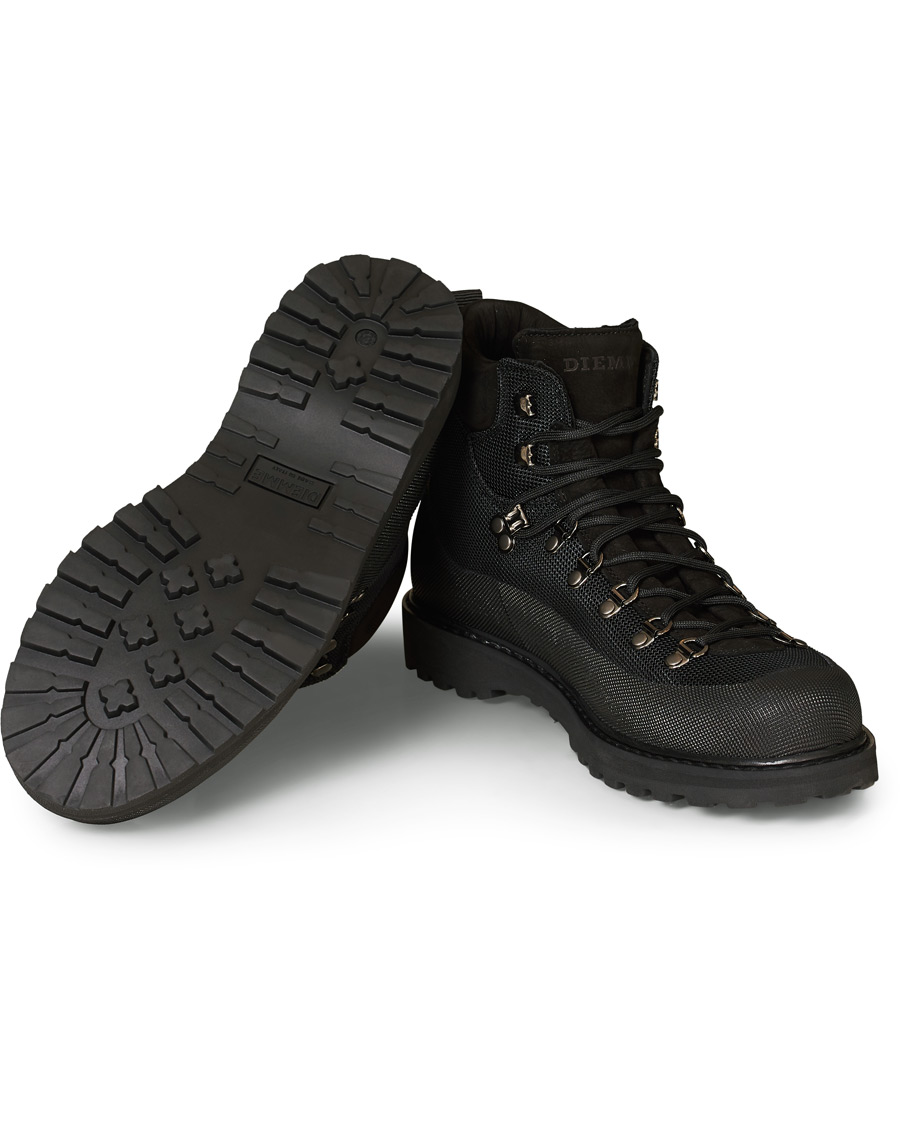 Herre | Håndlagde Sko | Diemme | Roccia Vet Sport Original Boot Black Fabric