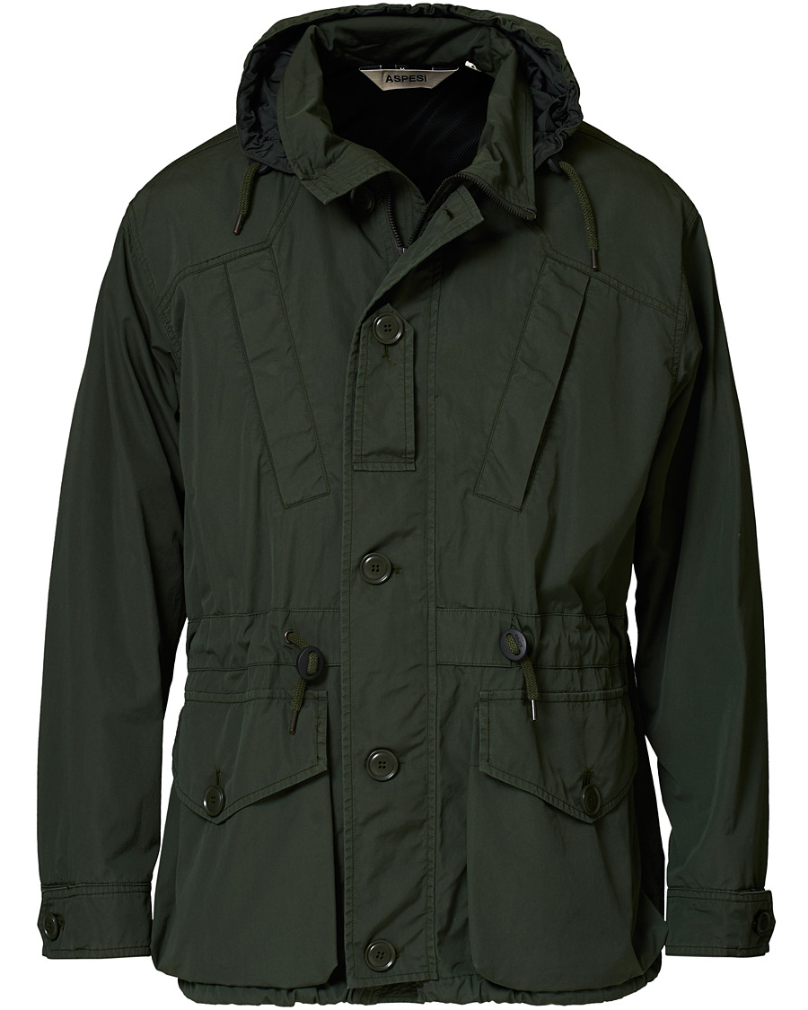 Herre | Jakker | Aspesi | Utility Parka Dark Green