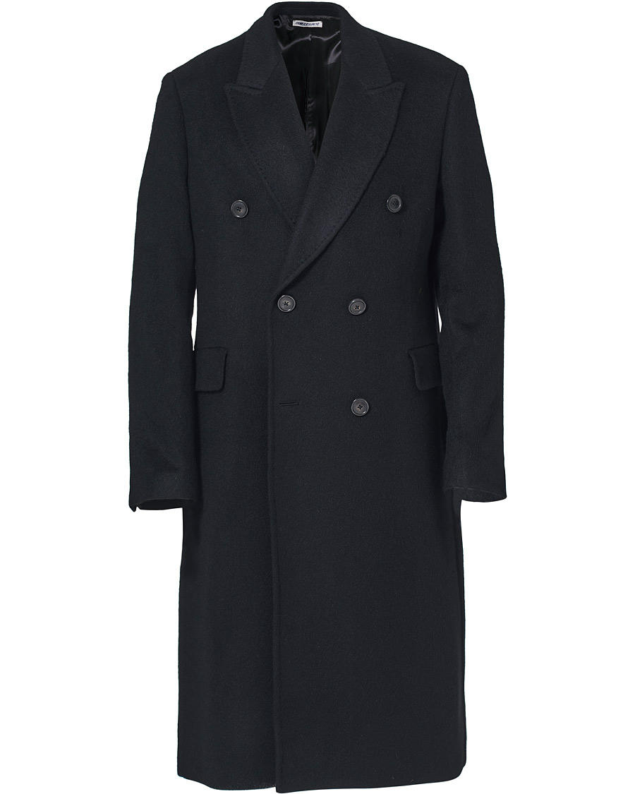 Herre | Jakker | Our Legacy | Whale Double Breasted Wool Coat Black