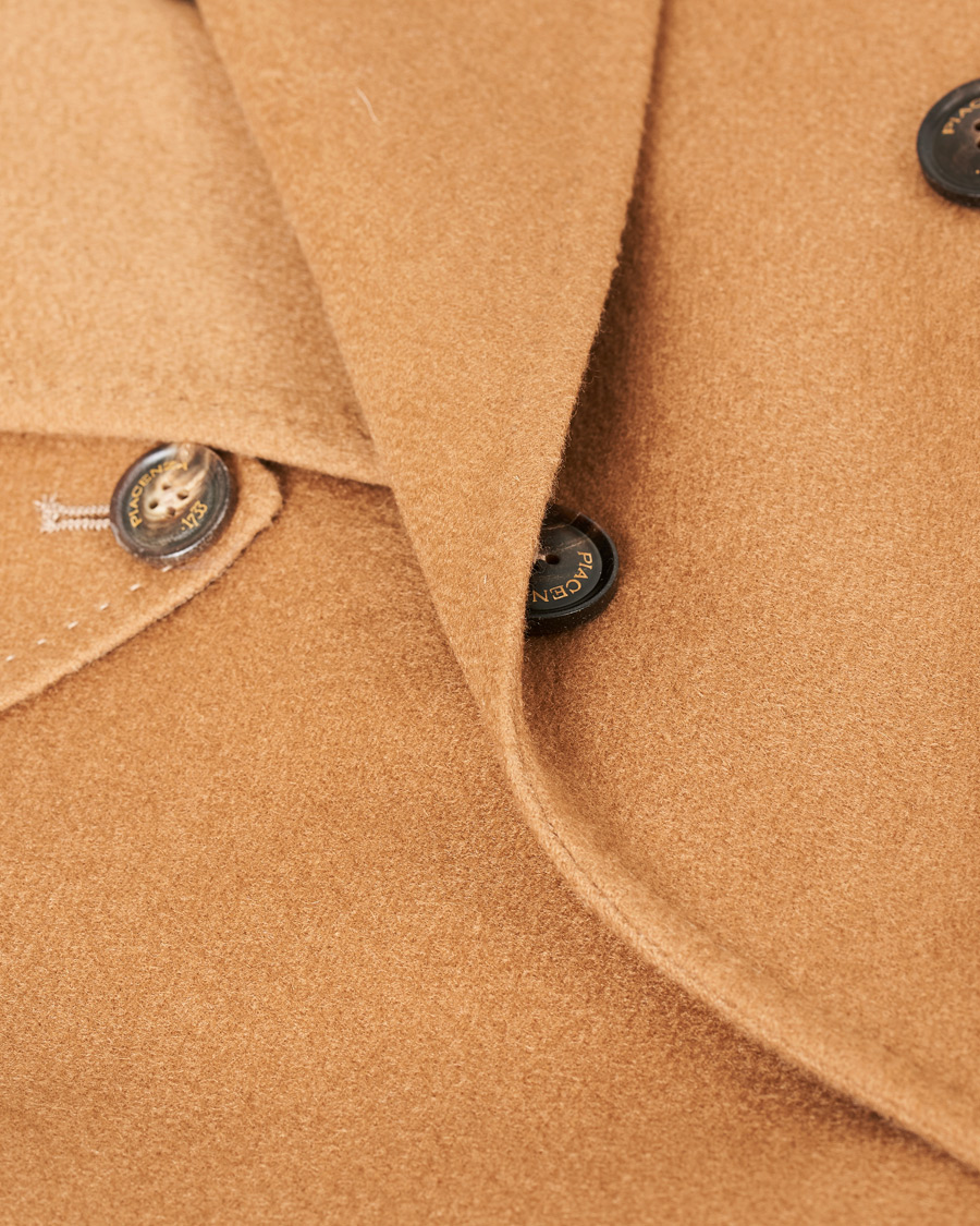 Herre | Jakker | Piacenza Cashmere | Pure Cashmere Belted Coat Natural Brown