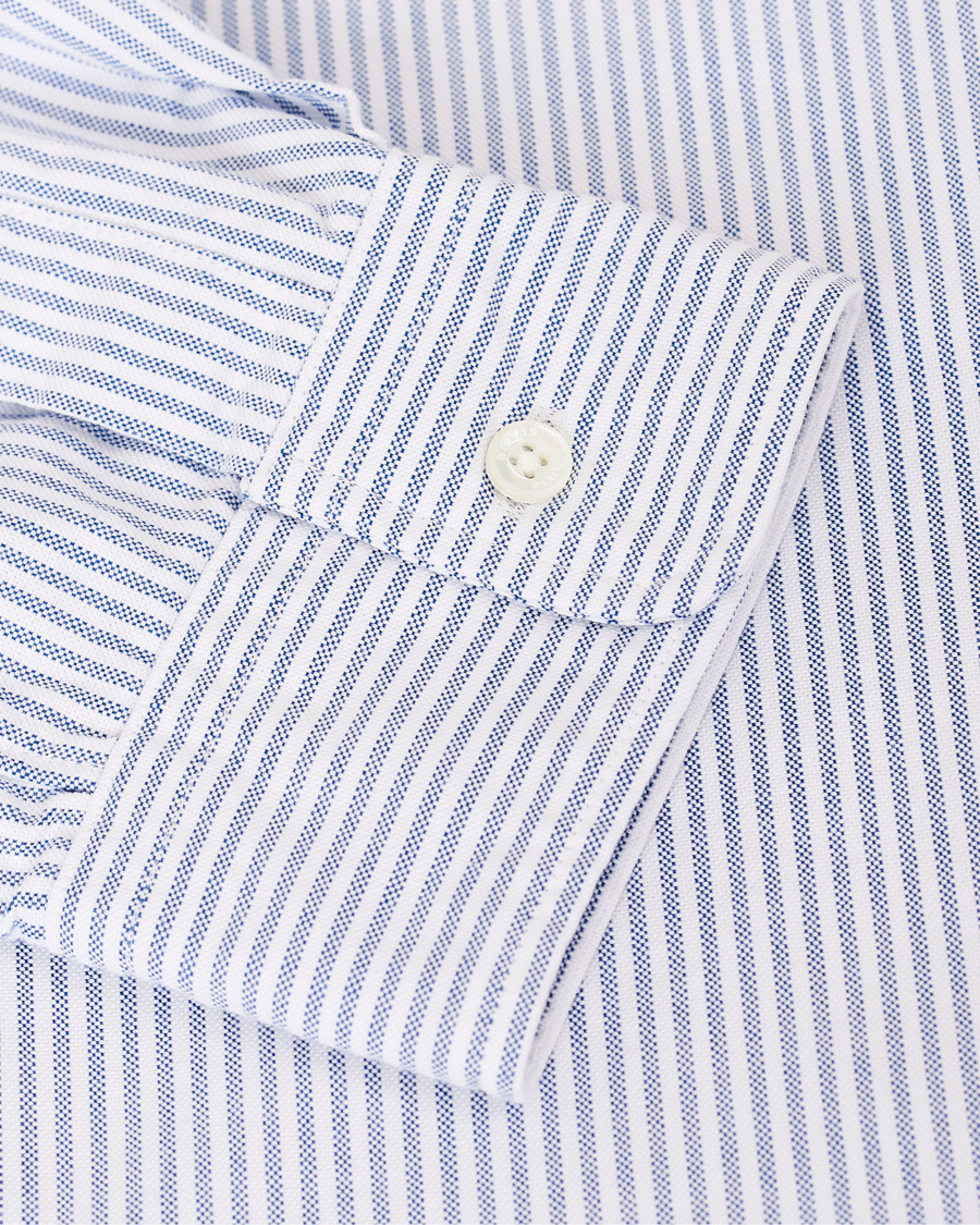 Herre | Skjorter | BEAMS PLUS | Oxford Button Down Shirt Blue Stripe