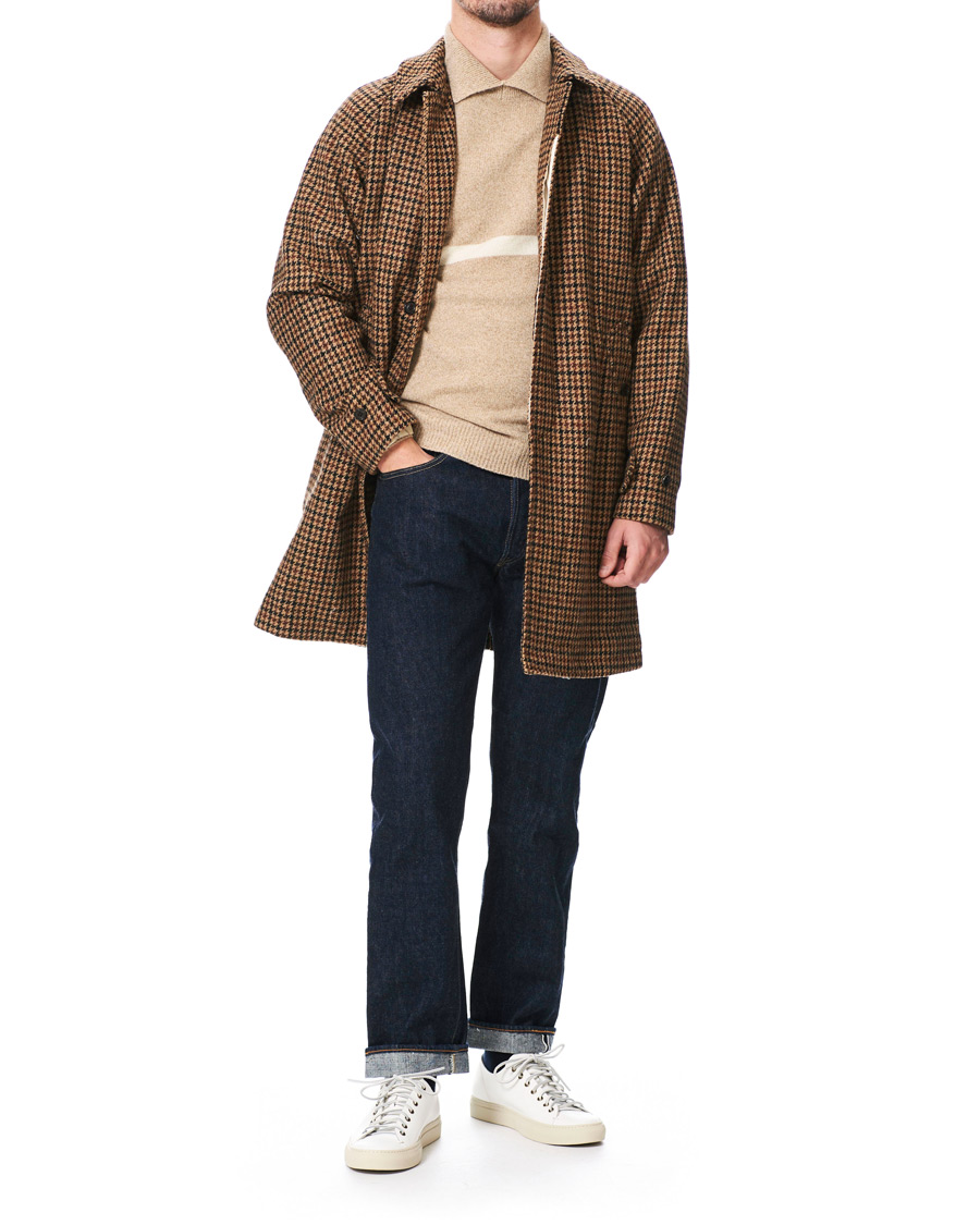 Herre | Gensere | BEAMS PLUS | Collared Wool Sweater Beige