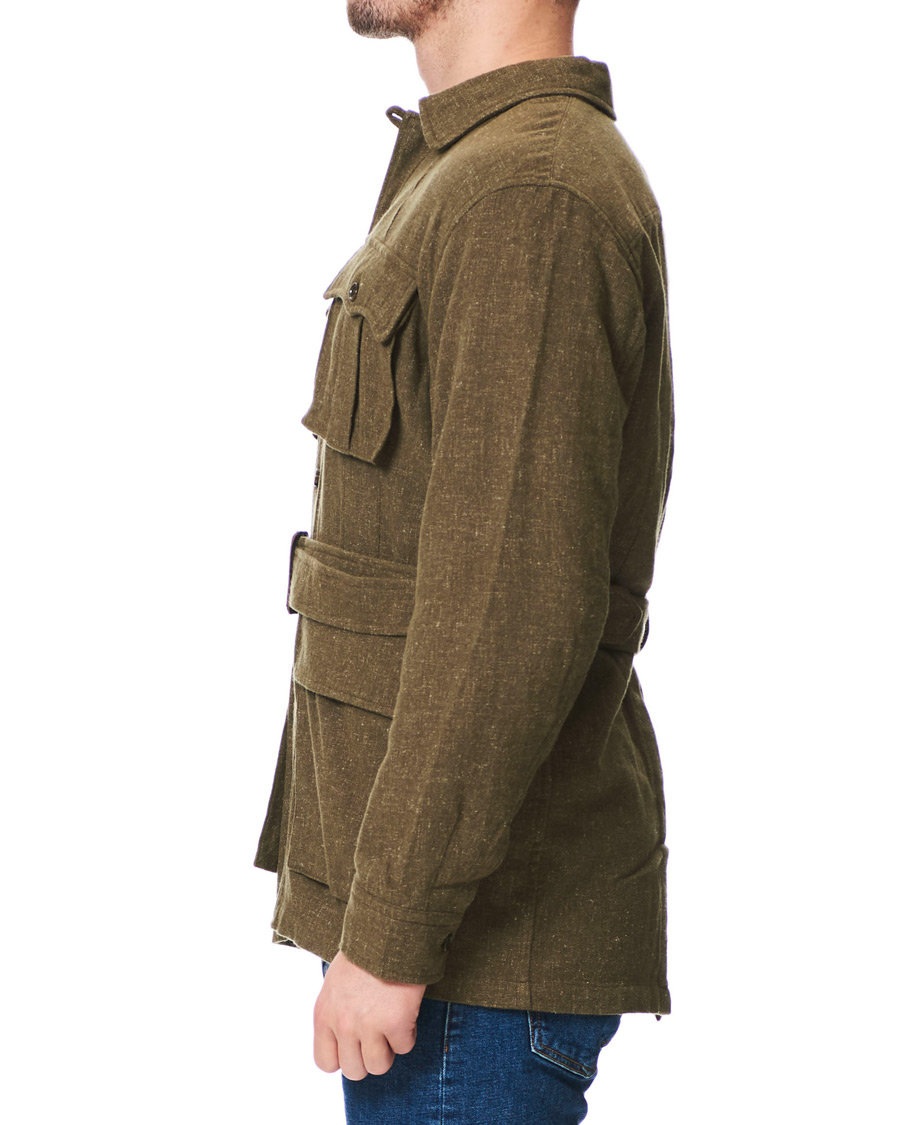 Herre | Jakker | BEAMS PLUS | Belted Safari Jacket Olive