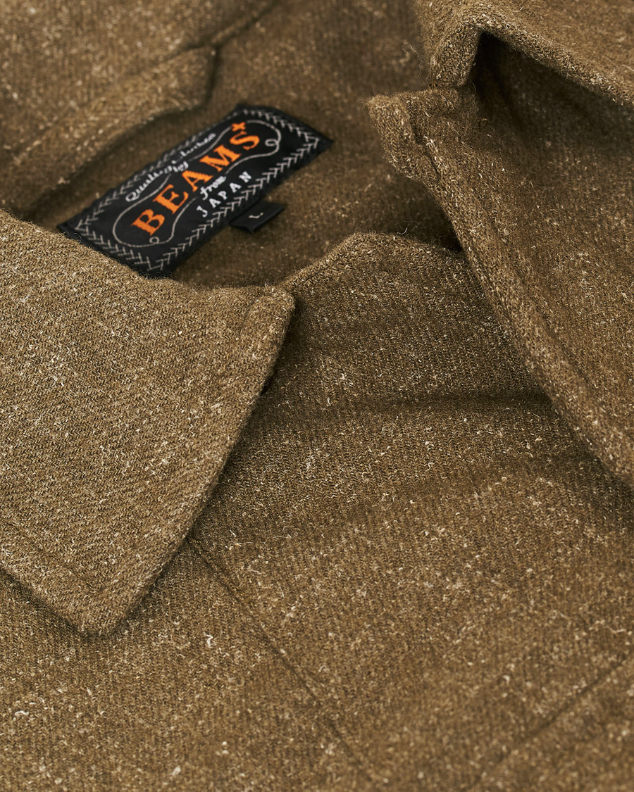 Herre | Jakker | BEAMS PLUS | Belted Safari Jacket Olive