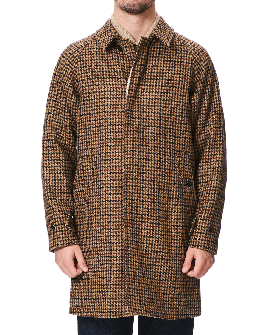 Herre | Jakker | BEAMS PLUS | Harris Tweed Balmacaan Coat Gun Club Check