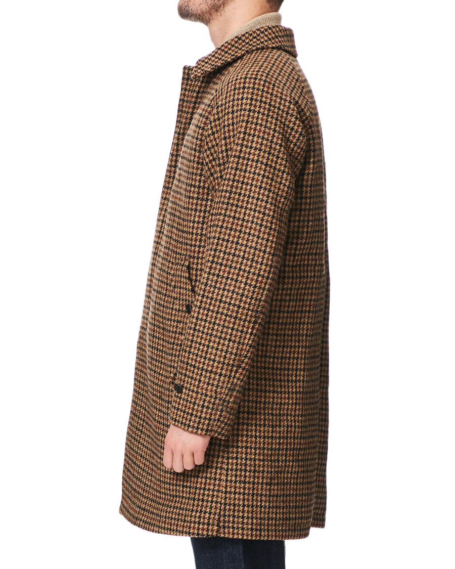 Herre | Jakker | BEAMS PLUS | Harris Tweed Balmacaan Coat Gun Club Check