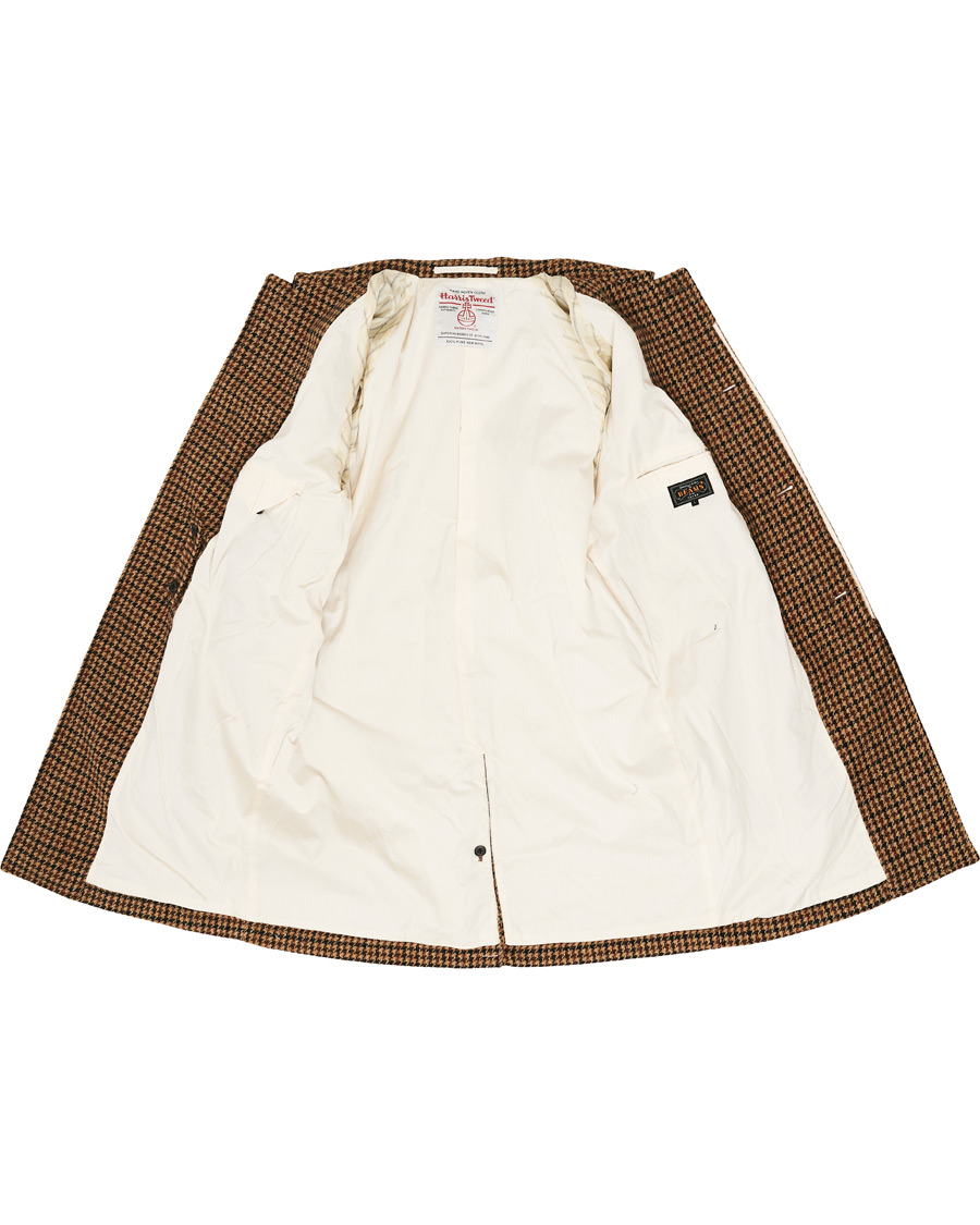 Herre | Jakker | BEAMS PLUS | Harris Tweed Balmacaan Coat Gun Club Check