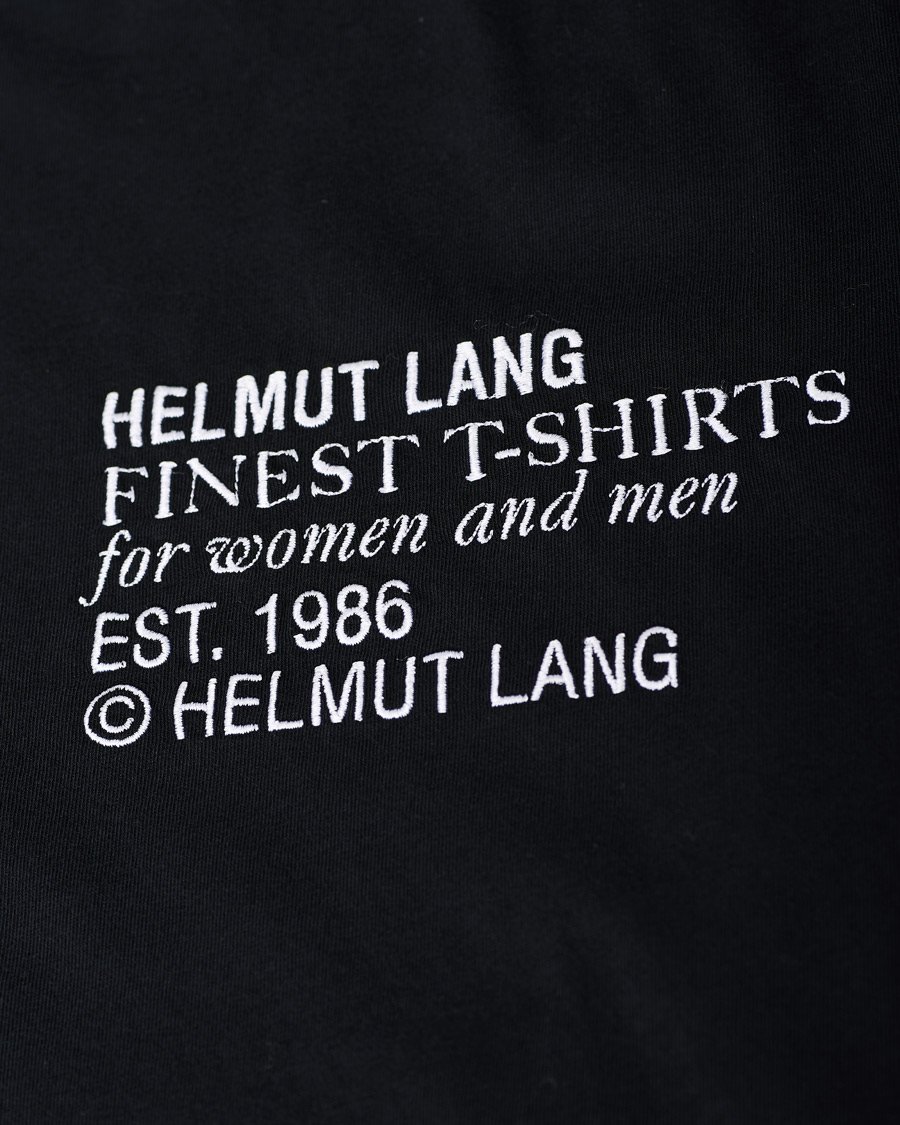 Herre | T-Shirts | Helmut Lang | Standard Finest Tee Black