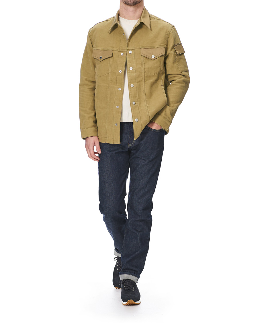 Herre | Jakker | Helmut Lang | Moleskine Trucker Jacket Pale Moss