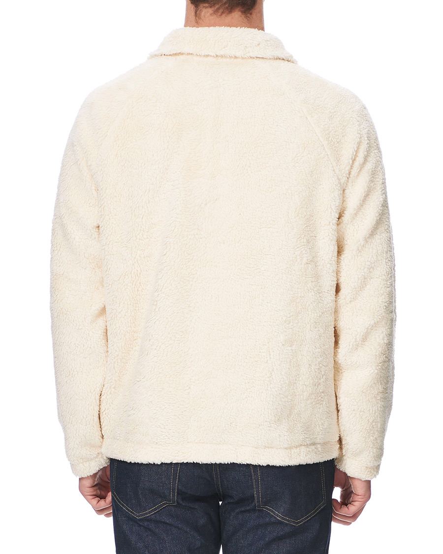 Herre | Gensere | Helmut Lang | Shaggy Half Zip Fleece Winter White