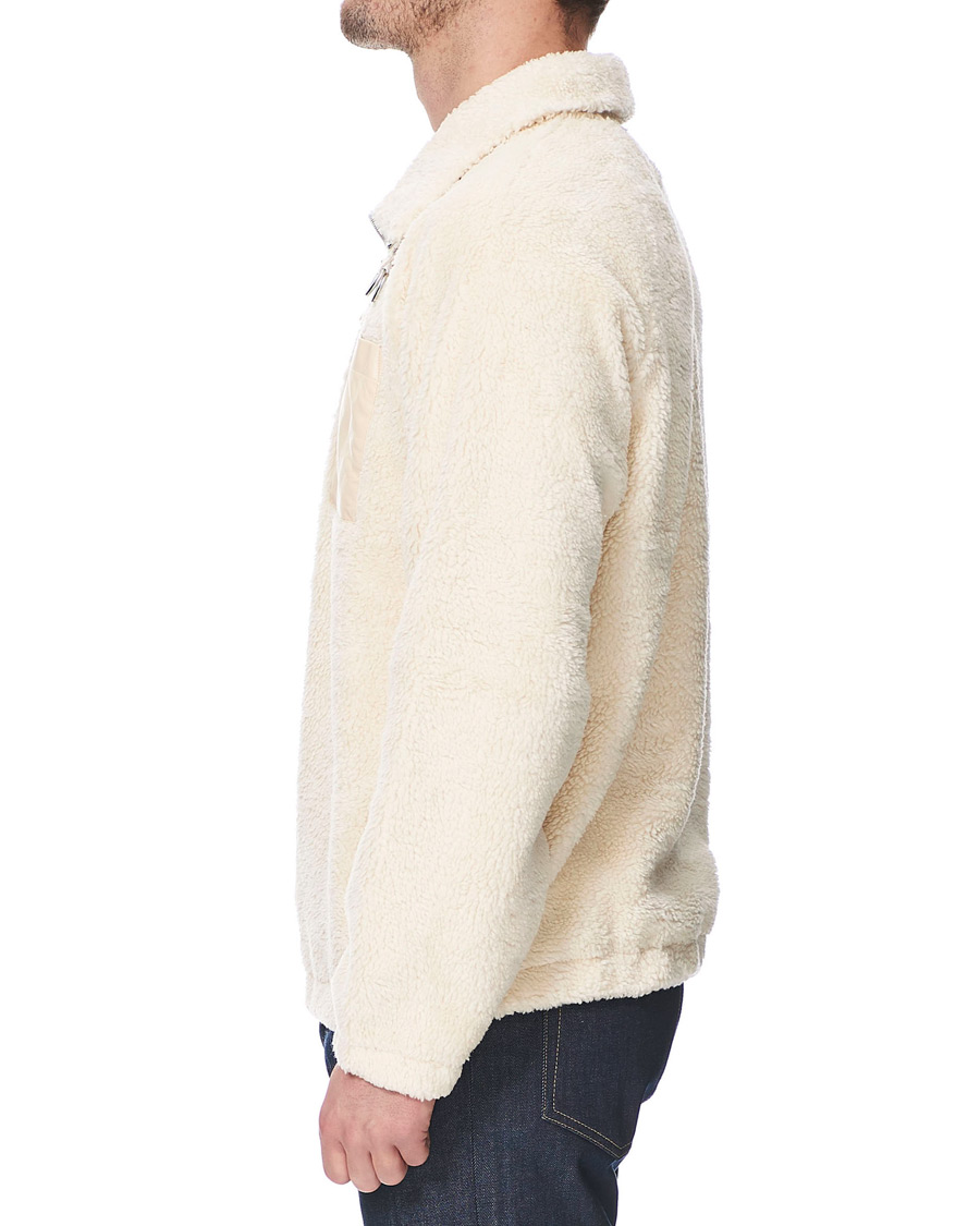 Herre | Gensere | Helmut Lang | Shaggy Half Zip Fleece Winter White
