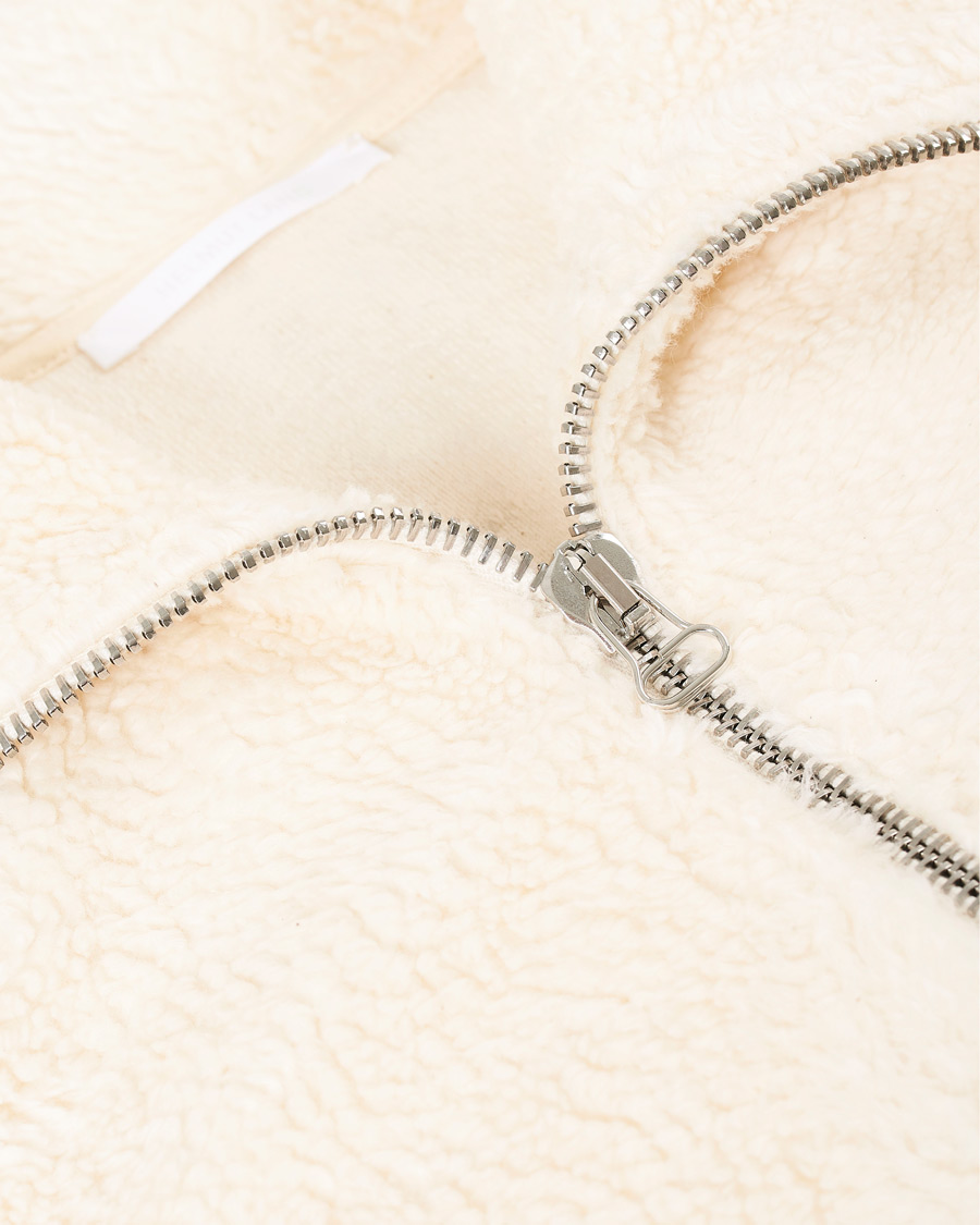 Herre | Gensere | Helmut Lang | Shaggy Half Zip Fleece Winter White