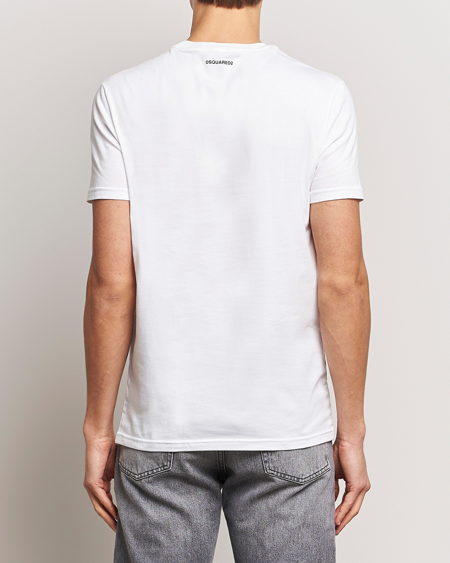 Herre | T-Shirts | Dsquared2 | 2-Pack Cotton Stretch Crew Neck Tee White