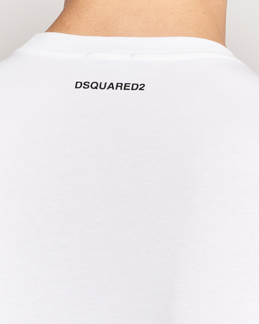 Herre | T-Shirts | Dsquared2 | 2-Pack Cotton Stretch Crew Neck Tee White