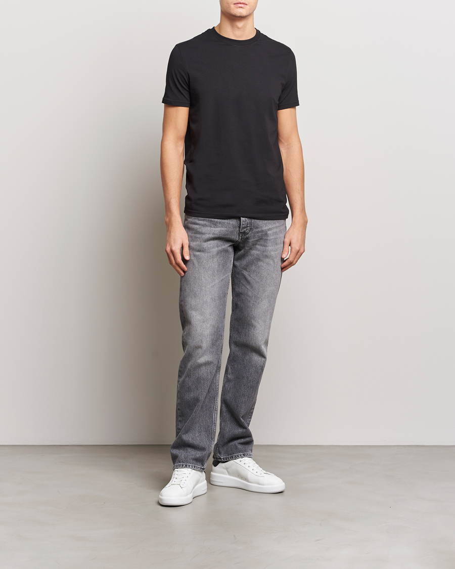 Herre | T-Shirts | Dsquared2 | 2-Pack Cotton Stretch Crew Neck Tee Black