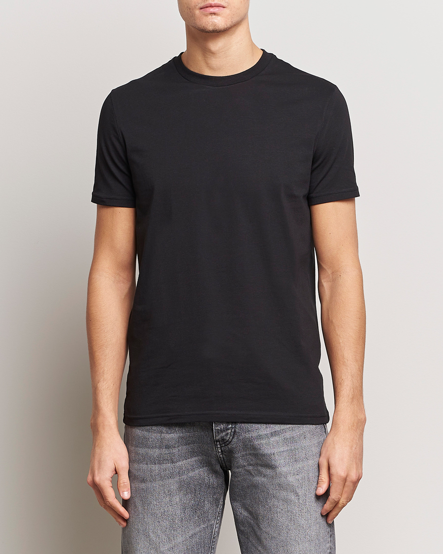 Herre | Salg | Dsquared2 | 2-Pack Cotton Stretch Crew Neck Tee Black