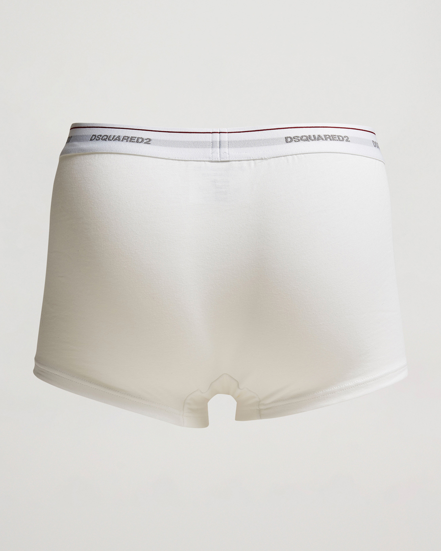 Herre |  | Dsquared2 | 3-Pack Cotton Stretch Trunk White
