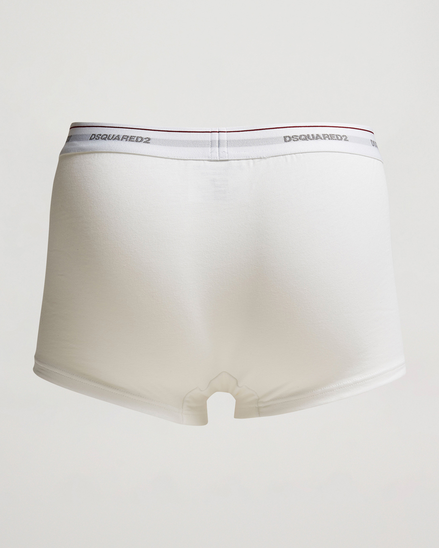 Herre | | Dsquared2 | 3-Pack Cotton Stretch Trunk White