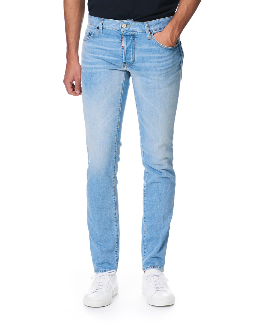 Herre | Jeans | Dsquared2 | Slim Jeans Light Caten Bros Wash