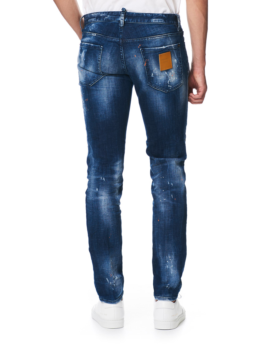 Herre | Jeans | Dsquared2 | Slim Jeans Medium Orange Country Wash