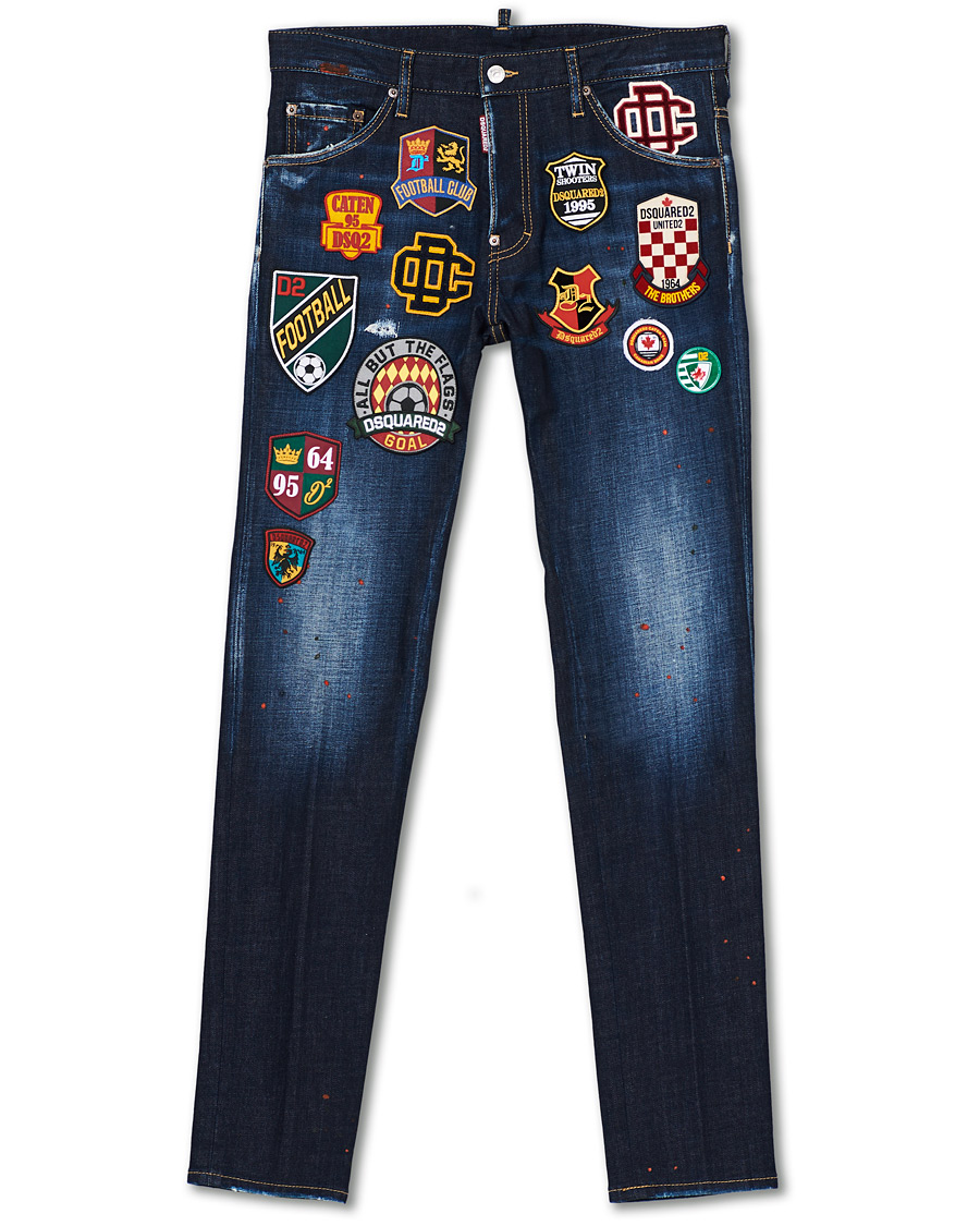 Herre | Jeans | Dsquared2 | Cool Guy Jeans College Patch Wash