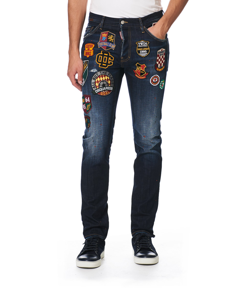 Herre | Jeans | Dsquared2 | Cool Guy Jeans College Patch Wash
