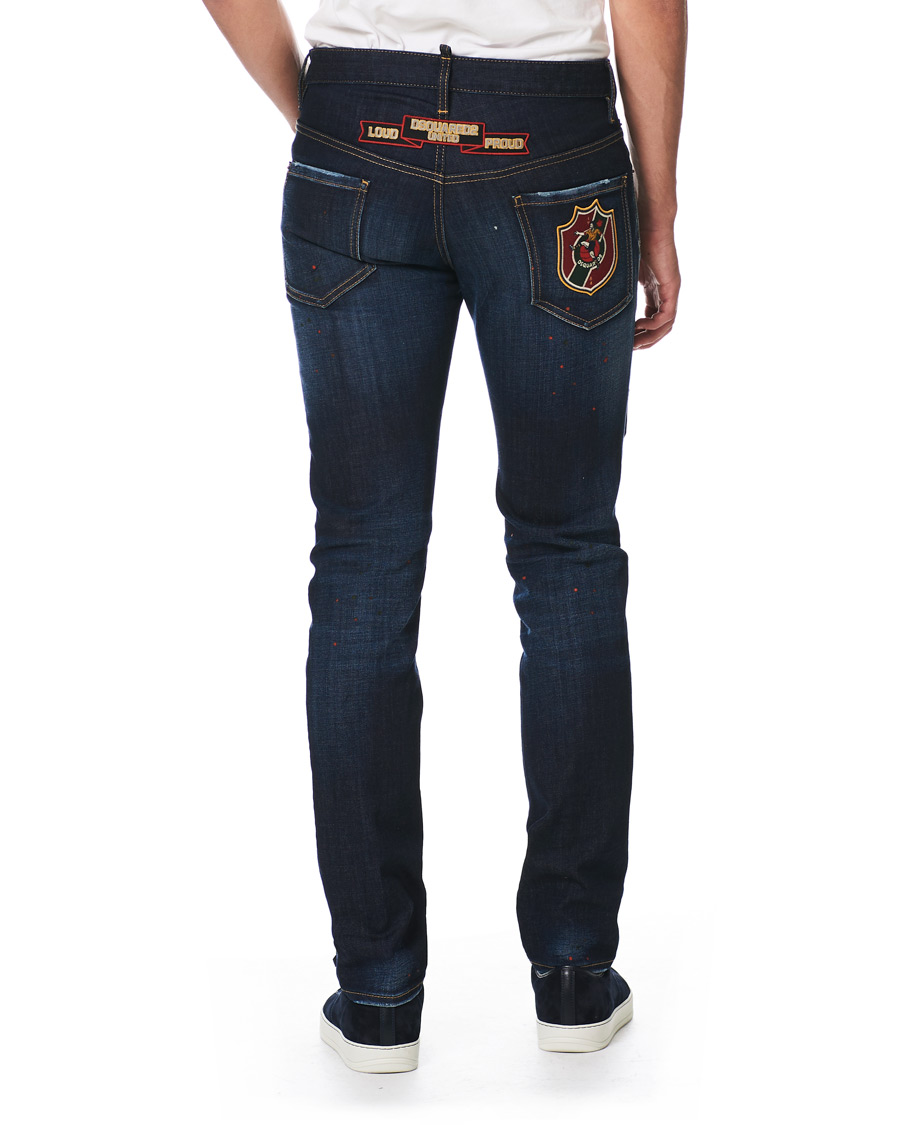 Herre | Jeans | Dsquared2 | Cool Guy Jeans College Patch Wash