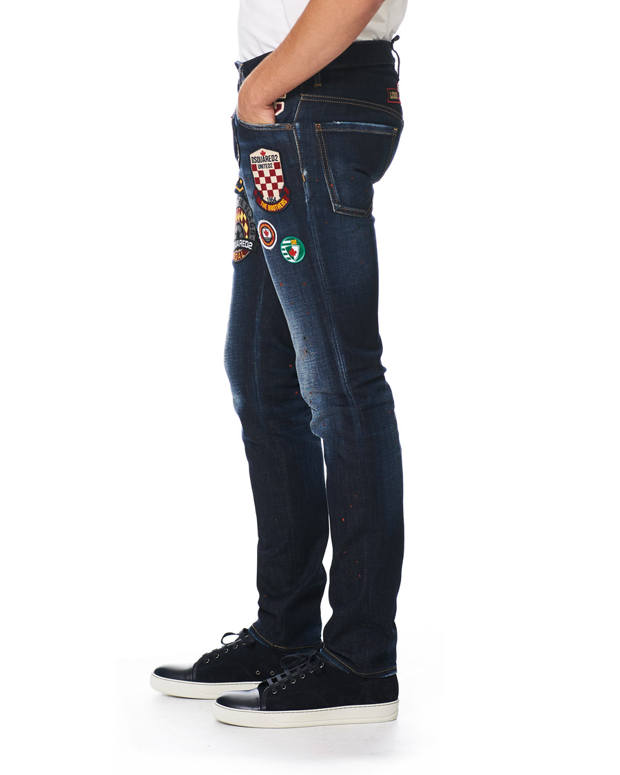 Herre | Jeans | Dsquared2 | Cool Guy Jeans College Patch Wash