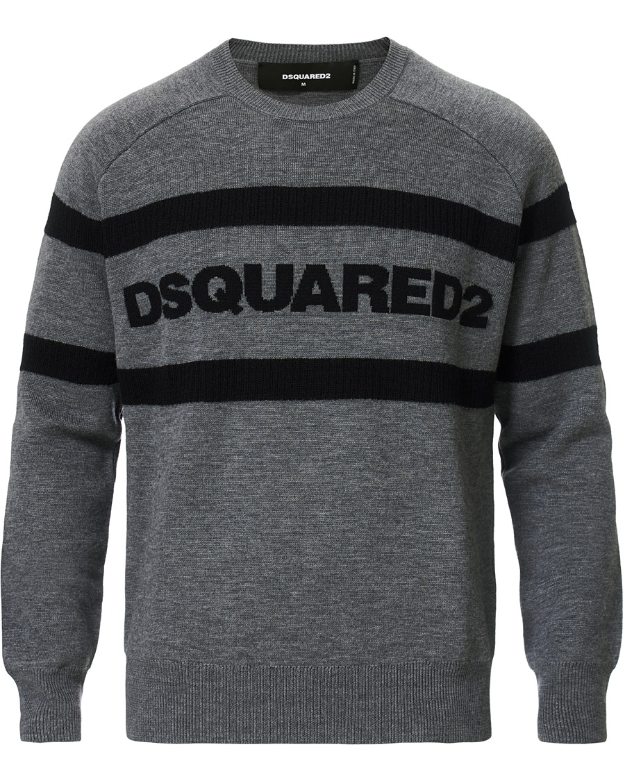 hos CareOfCarl.no Black Logo sweater Dsquared2 Gensere - Herreklær er billig