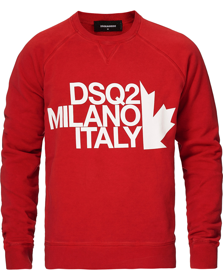 Herre | Gensere | Dsquared2 | Classic Raglan Fit Sweatshirt Red