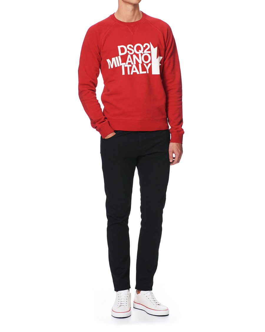 Herre | Gensere | Dsquared2 | Classic Raglan Fit Sweatshirt Red