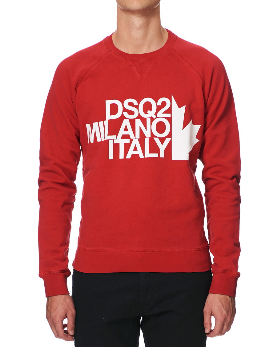 Herre | Gensere | Dsquared2 | Classic Raglan Fit Sweatshirt Red