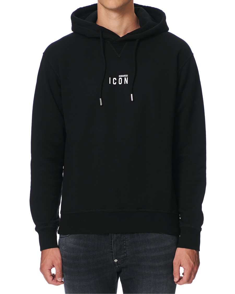Herre | Gensere | Dsquared2 | Cool Fit Icon Small Logo Hoodie Black