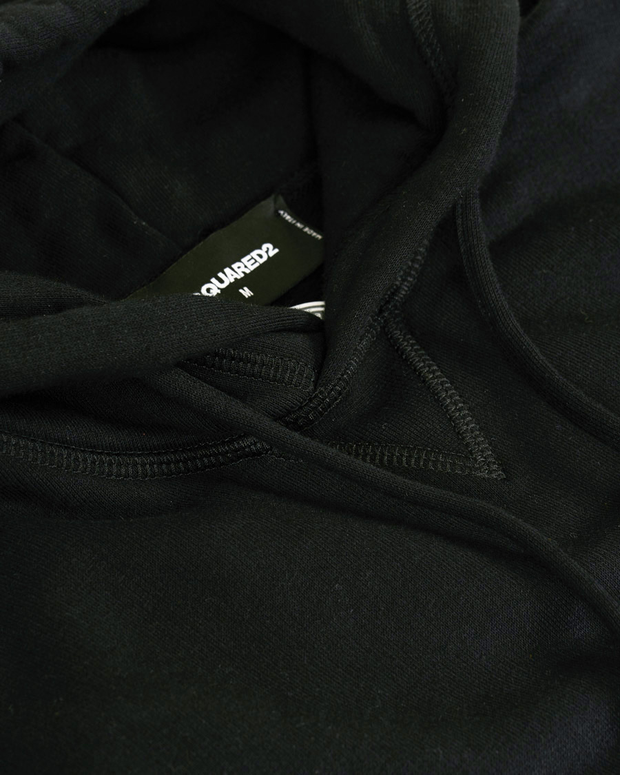 Herre | Gensere | Dsquared2 | Cool Fit Icon Small Logo Hoodie Black