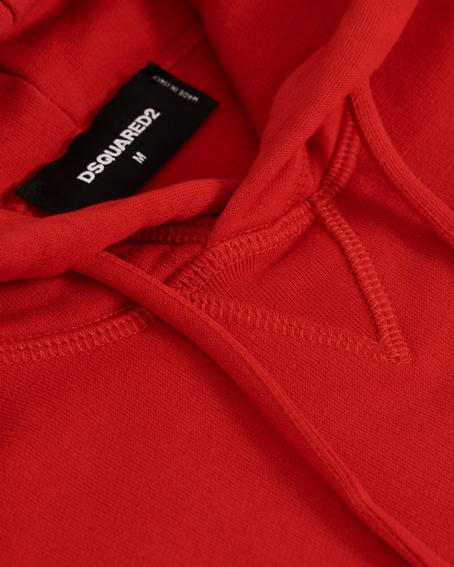 Herre | Gensere | Dsquared2 | Cool Fit Icon Logo Hoodie Red