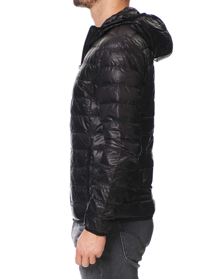 Herre | Jakker | EA7 | Train Core Light Down Hoodie Jacket Black/Gold