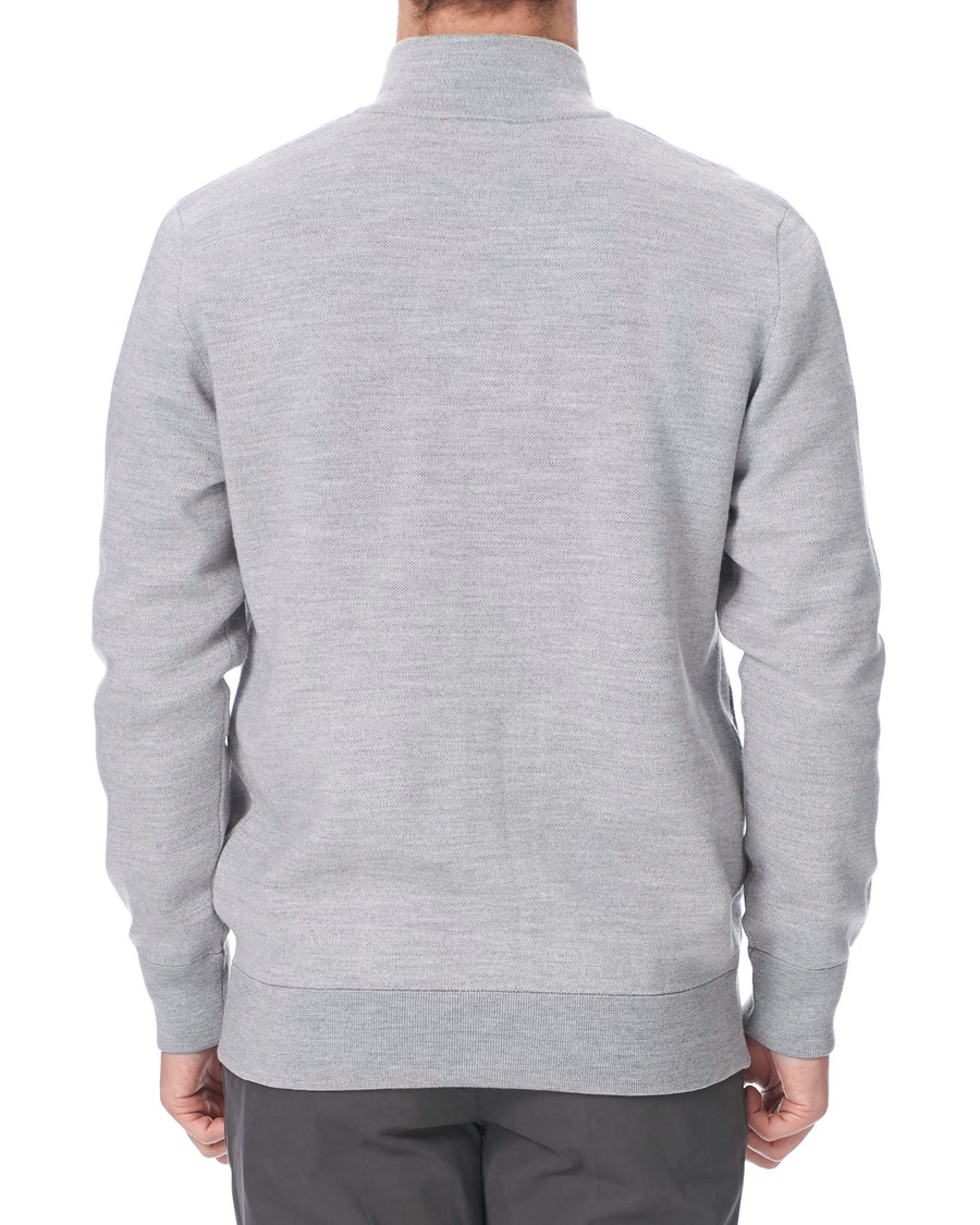Herre | Gensere | 14 Savile Row | Silk/Cashmere/Wool Cardigan Pale Grey