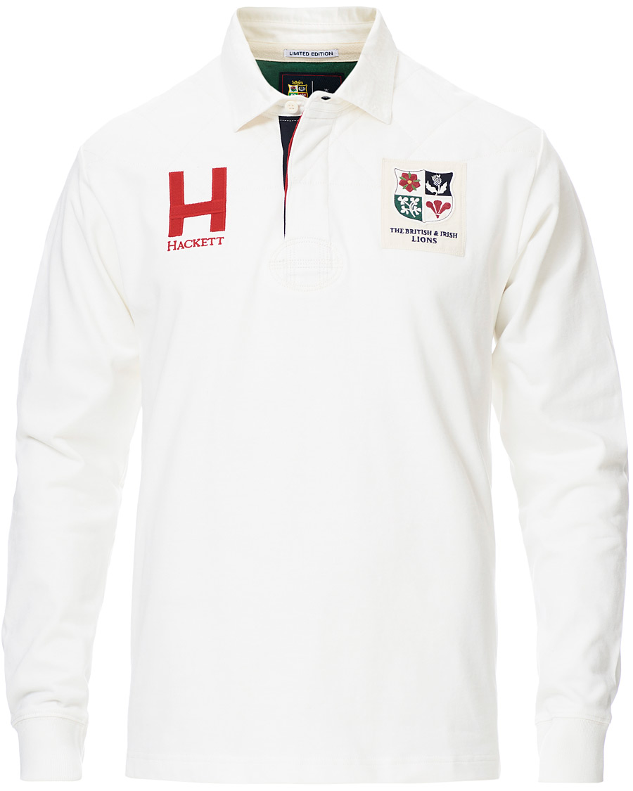 Herre | Gensere | Hackett | Lions Long Sleeve Rugby Off White