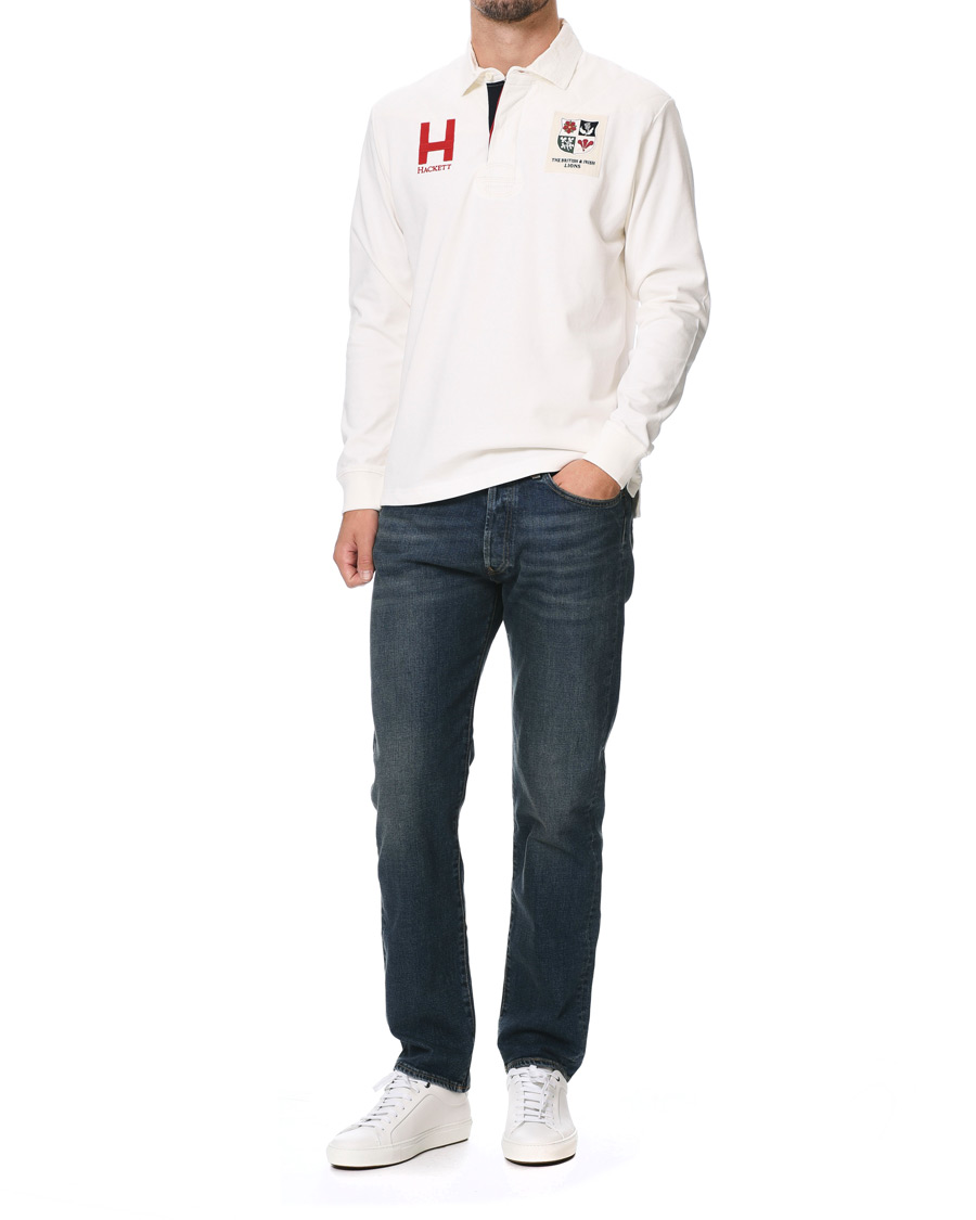 Herre | Gensere | Hackett | Lions Long Sleeve Rugby Off White