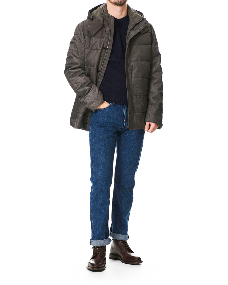 Herre | Jakker | Hackett | Classic Puffer Grey