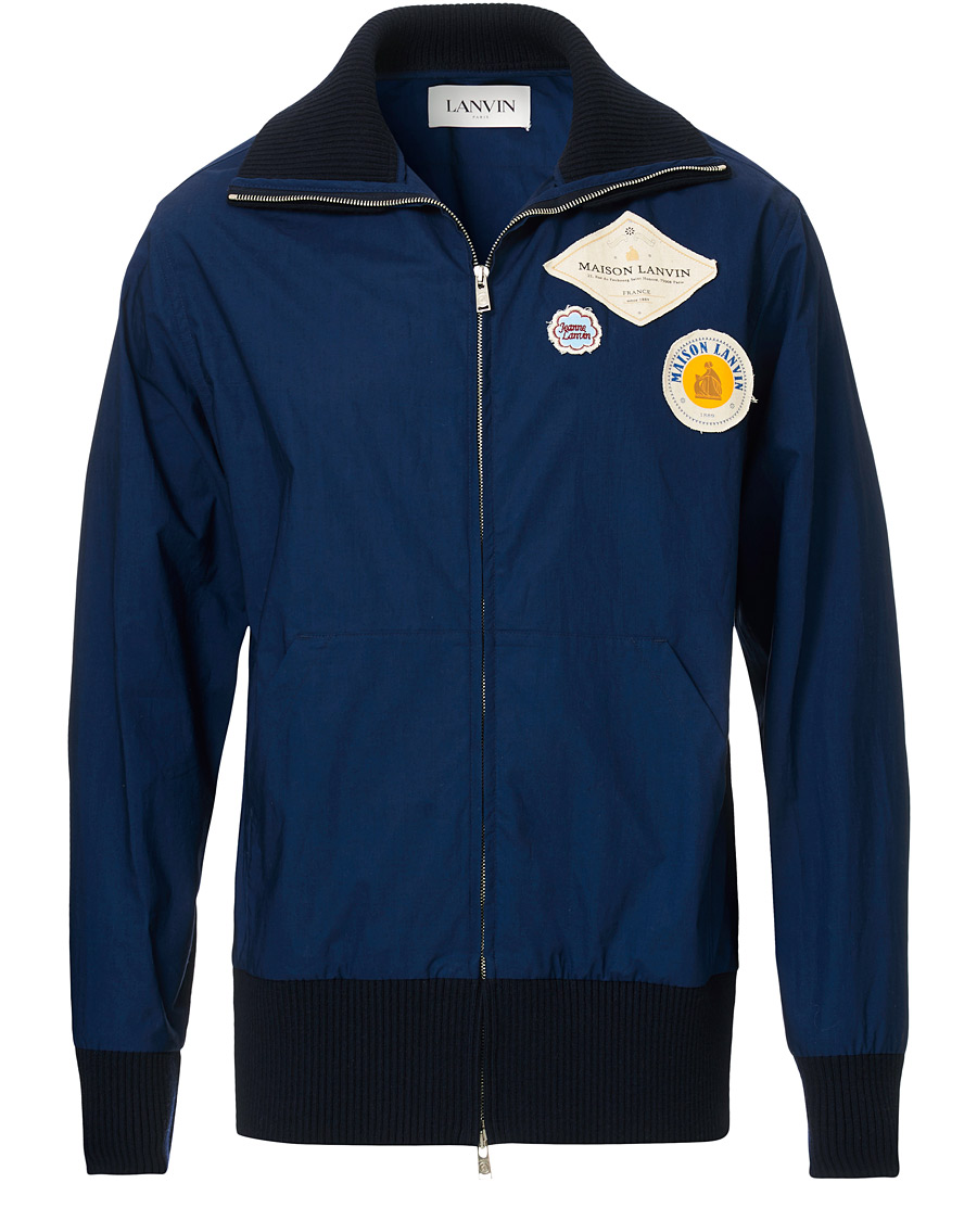 Herre | Jakker | Lanvin | Zipped Jacket Blue Marine
