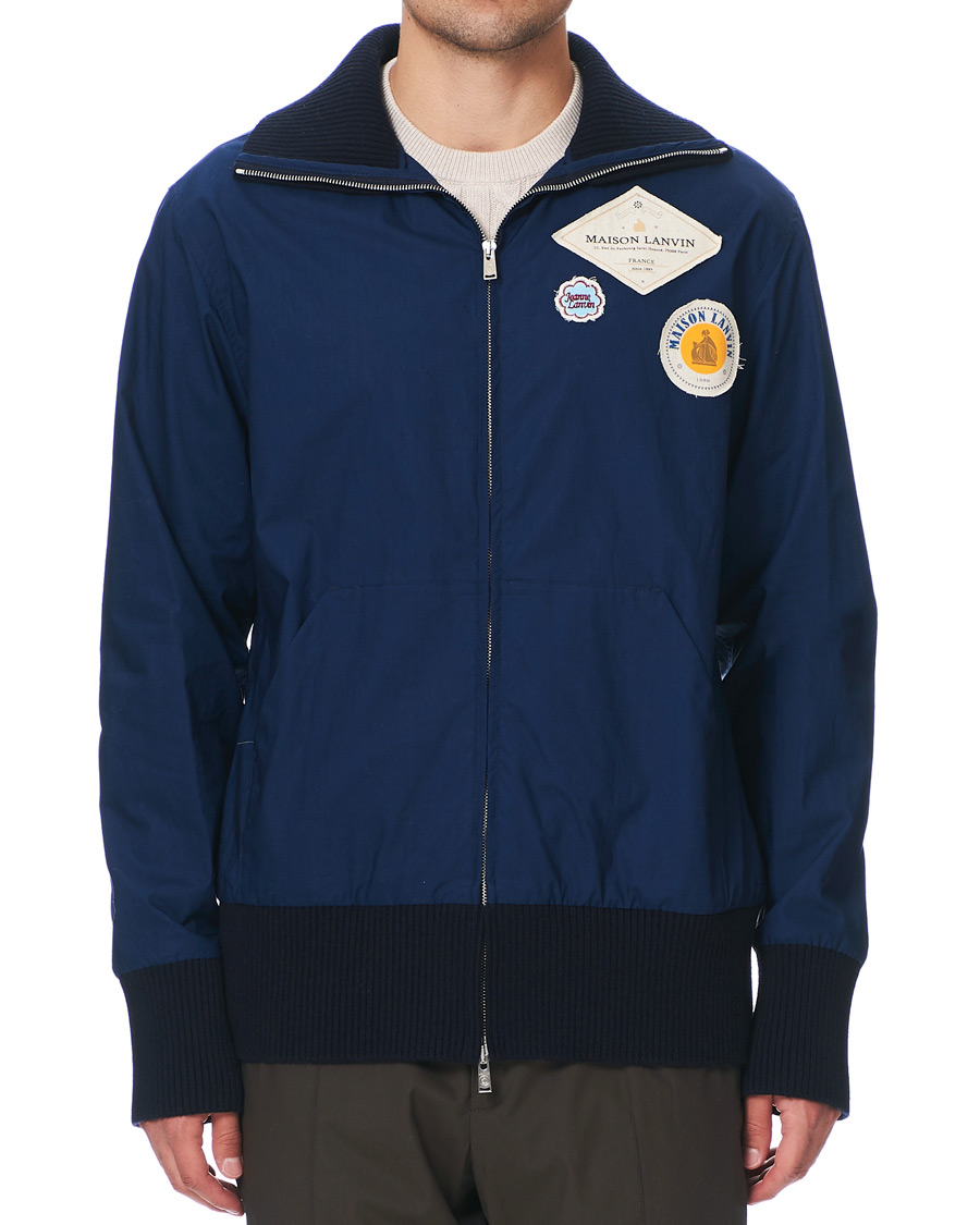 Herre | Jakker | Lanvin | Zipped Jacket Blue Marine