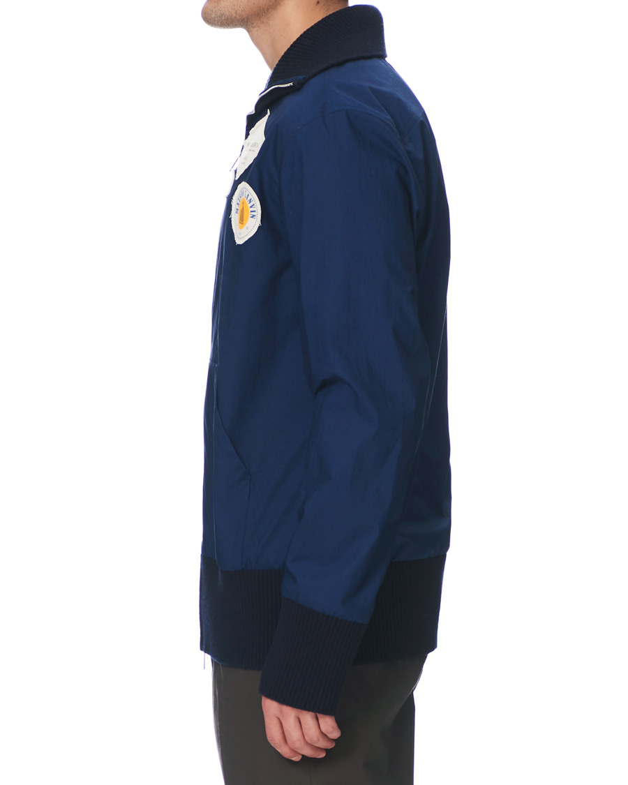Herre | Jakker | Lanvin | Zipped Jacket Blue Marine