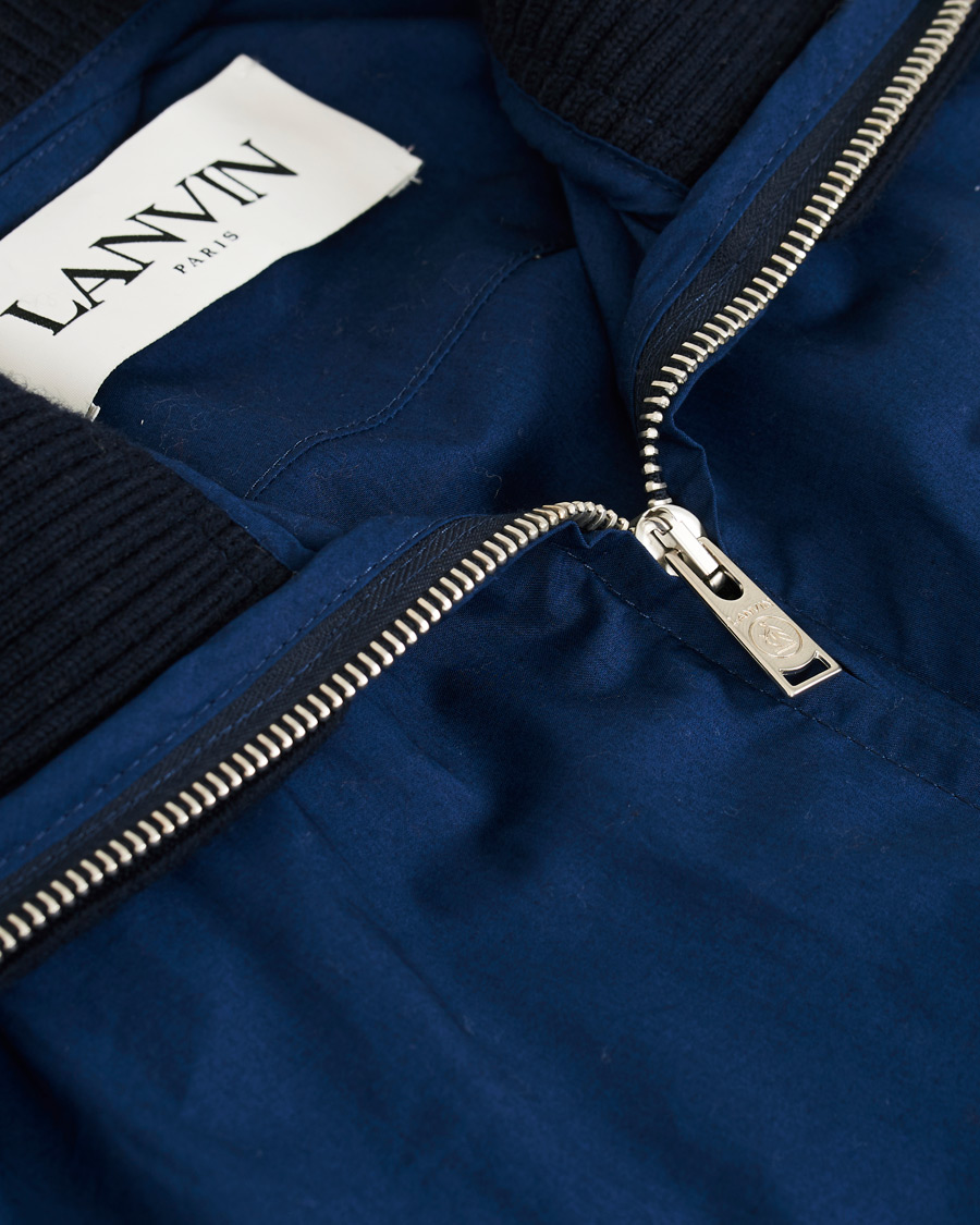 Herre | Jakker | Lanvin | Zipped Jacket Blue Marine