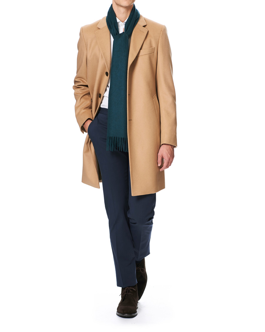 Herre | Johnstons of Elgin Cashmere Scarf Hunter Green | Johnstons of Elgin | Cashmere Scarf Hunter Green